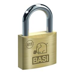 Padlock VHS 611, shackle 5 mm - brass